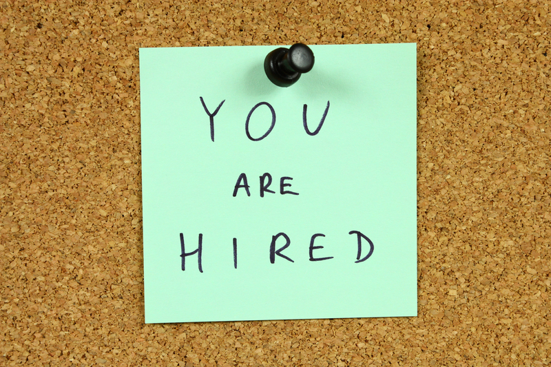 you are hired you are hired